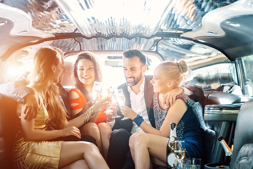 limousine Or Party Bus ride for a night out